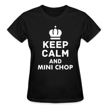 Load image into Gallery viewer, Ladies Black Mini Chop T-Shirt - black
