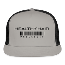 Load image into Gallery viewer, Trucker Gray Cap - gray/black
